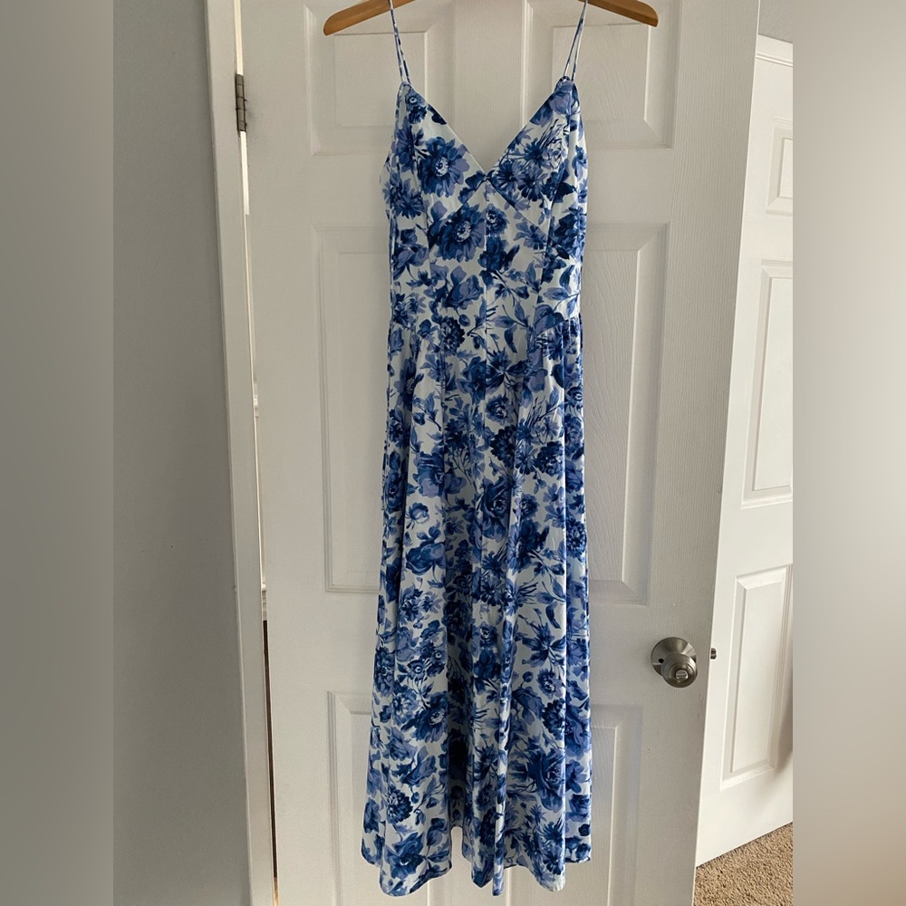 Abercrombie & Fitch Maxi Dress, Navy Floral
